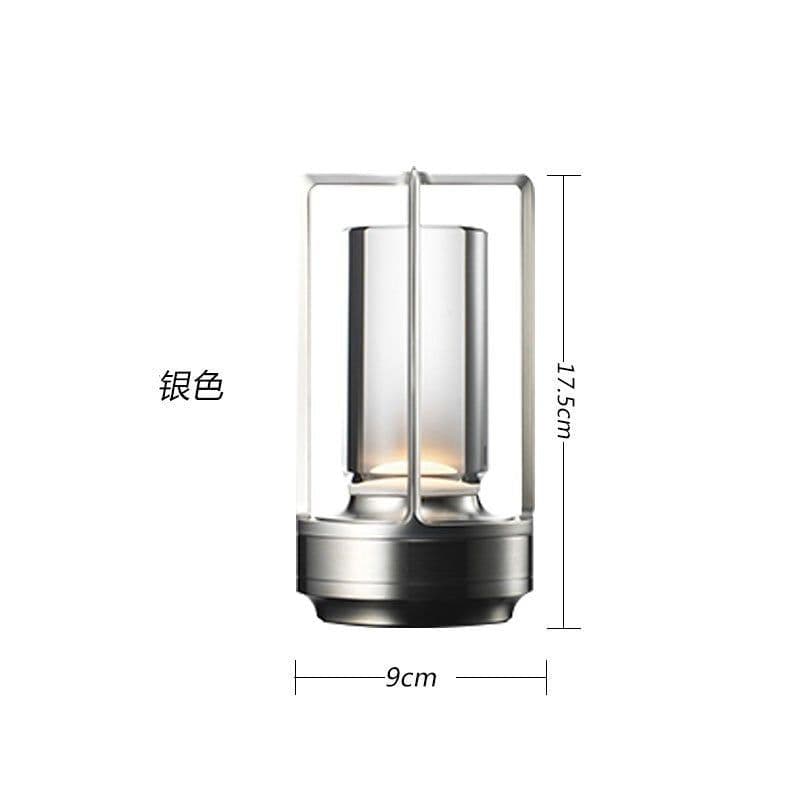 image-Grammy Outdoor Metal Table Lamp - Black Touch Modern