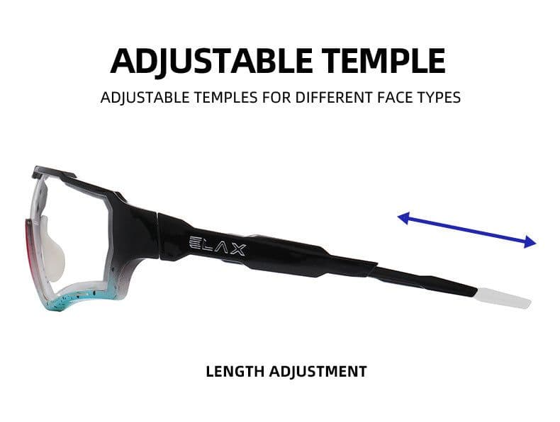 image-ELAX Cycling Glasses Color-Changing Windproof AP