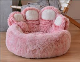 image-Nine Pets Dog Bed 3XL 110cm Pink Plush