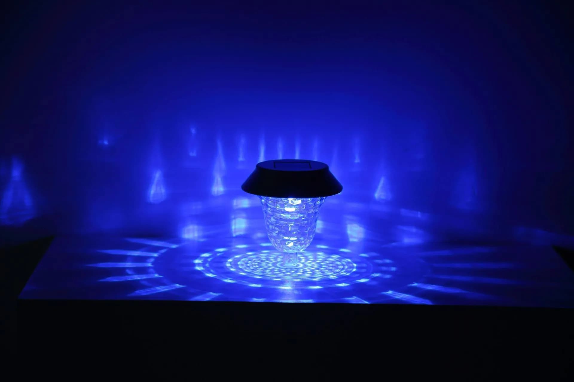image-Solar water drop lawn light floodlight color light park garden greening ground plug light wholesale