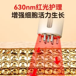 image-Electric Essential Oil Hair Growth Roller Comb NY-2327 White