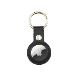 image-Aikefei AirTag PU Leather Keychain Case - Gold, In Stock