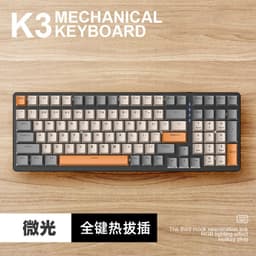 image-Free Wolf K3 Mechanical Gaming Keyboard 100 Keys
