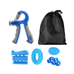 image-Five-piece Counting Grip Set Five Finger Trainer Home Fitness Hand Finger Rehabilitation Training Grip Set