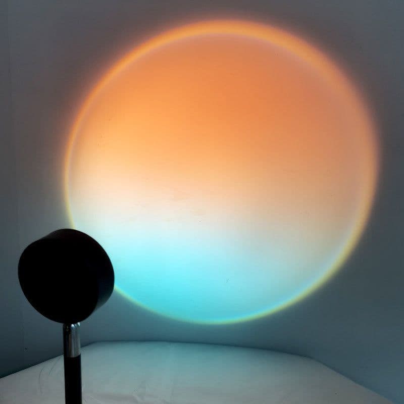 image-Creative led sunset sunset light breaking dawn rainbow projection coastline sunset light atmosphere photo living room small table lamp