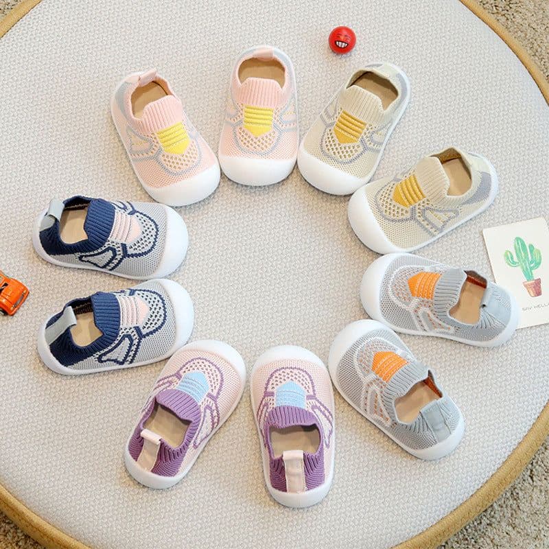 image-Toddler Non-slip Shoes - Purple Pink, 24-48 Months, Mesh