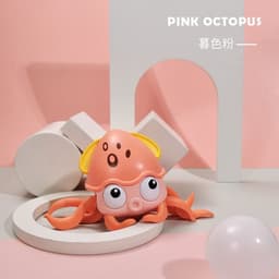 image-Electric Induction Crab Toy - Walking Crawling Baby