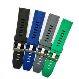 image-Xingfa Quick Release Switch Earrings 18 20 22 24mm Multicolor Camouflage Sports Waterproof Silicone Watch Strap