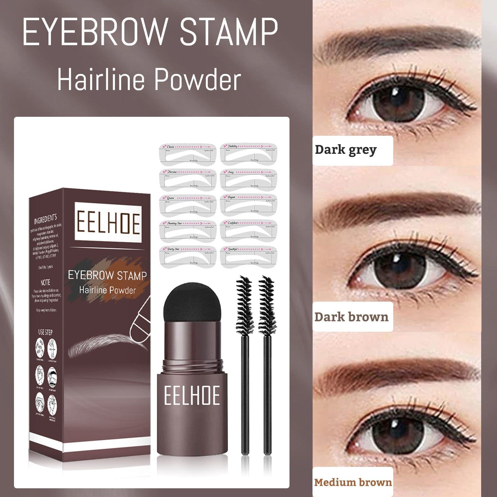image-Eyebrow Powder - Black Waterproof