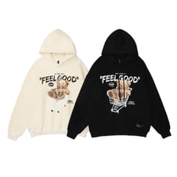 image-VAMTAC Hooded Sweatshirt - Apricot Fleece XXL