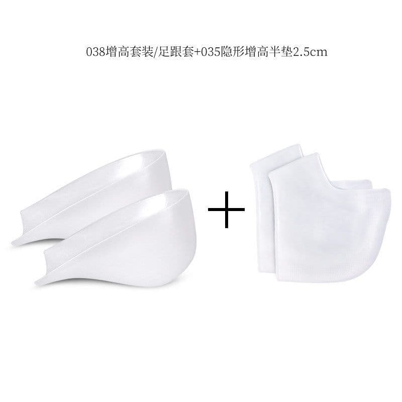 image-Invisible inner pad leisure sports half size pad shock-absorbing shoes inner heel pad wear shoe sock pad