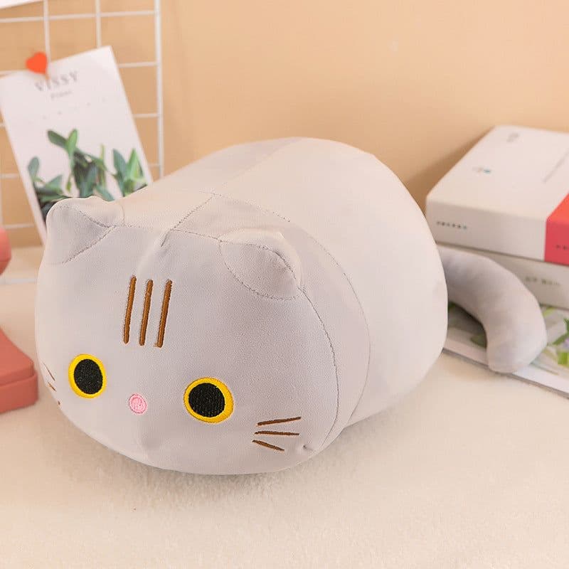 image-Cat Plush Toy Doll - White 50cm Soft
