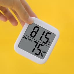 image-Large Temperature & Humidity Meter Hygrometer LCD Indoor Baby Room Thermometer