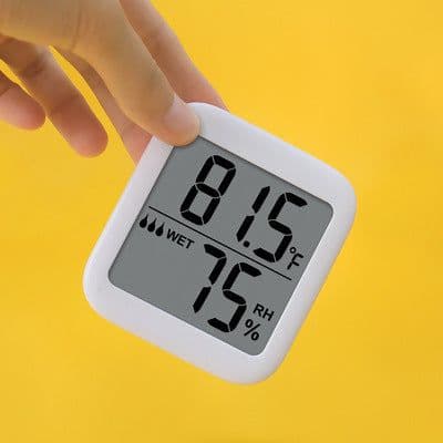image-Large Temperature & Humidity Meter Hygrometer LCD Indoor Baby Room Thermometer