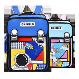 image-Chunlong Waterproof Comic Schoolbag for Grades 1-6 - 36-55L Backpack