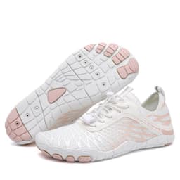 image-Five-Finger River Tracing Shoes - Gray Orange Hiking Cycling Shoes
