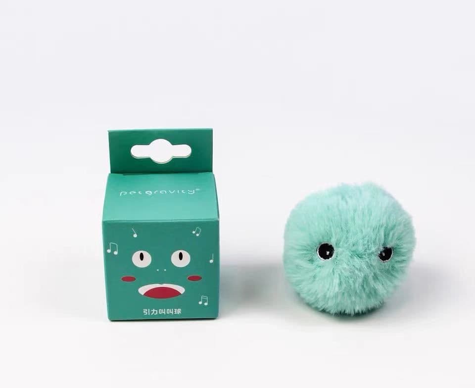 image-Pippi Pets Plush Barking Cat Toy - Self-Healing Sound Ball