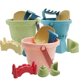 image-Children's castle beach toy bucket