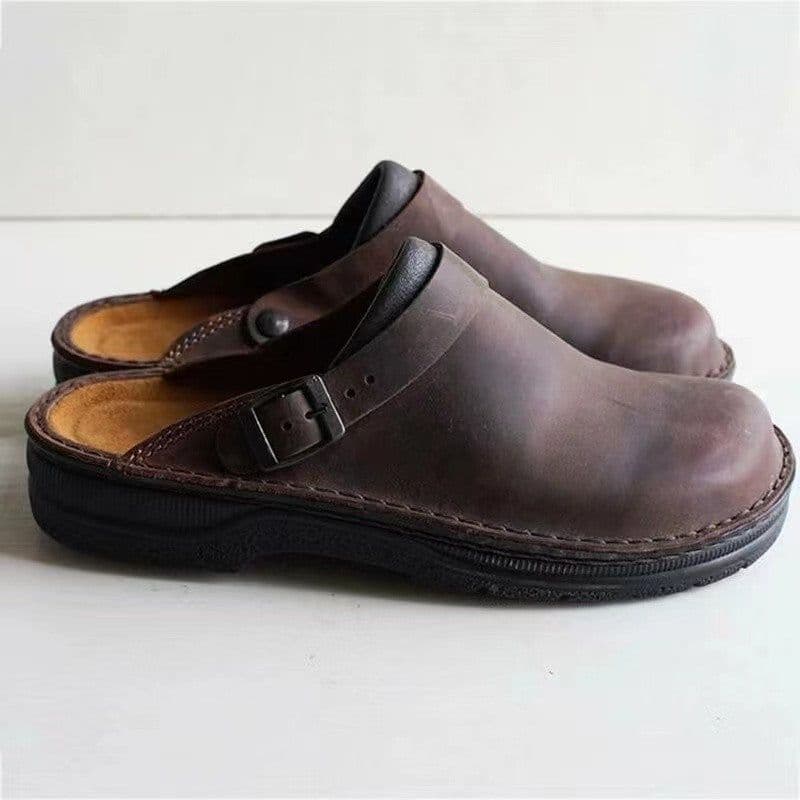 image-Lexi Men's Cork Sandals - Brown Size 48
