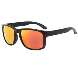 image-MOTOR Polarized Sunglasses - Gray Red UV400