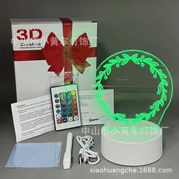 image-16-Color Remote USB 3D Night Light Erasable Graffiti Board Lamp 12*15
