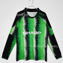 image-Football Jersey - Retro Home Away Long Sleeve Polyester