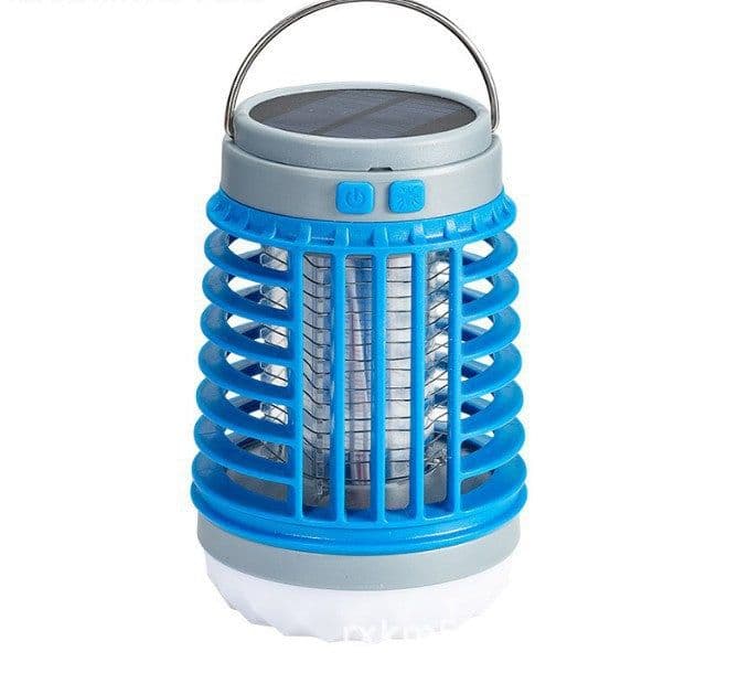 image-Cross-border new LED electric shock mosquito killer lamp, outdoor USB rechargeable lighting mosquito trap, household silent mosquito repellent