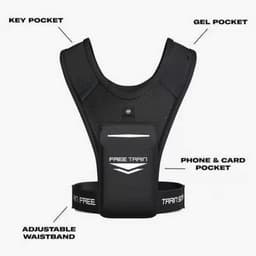 image-New outdoor running vest mobile phone bag spot waterproof adjustable sports vest marathon running equipment