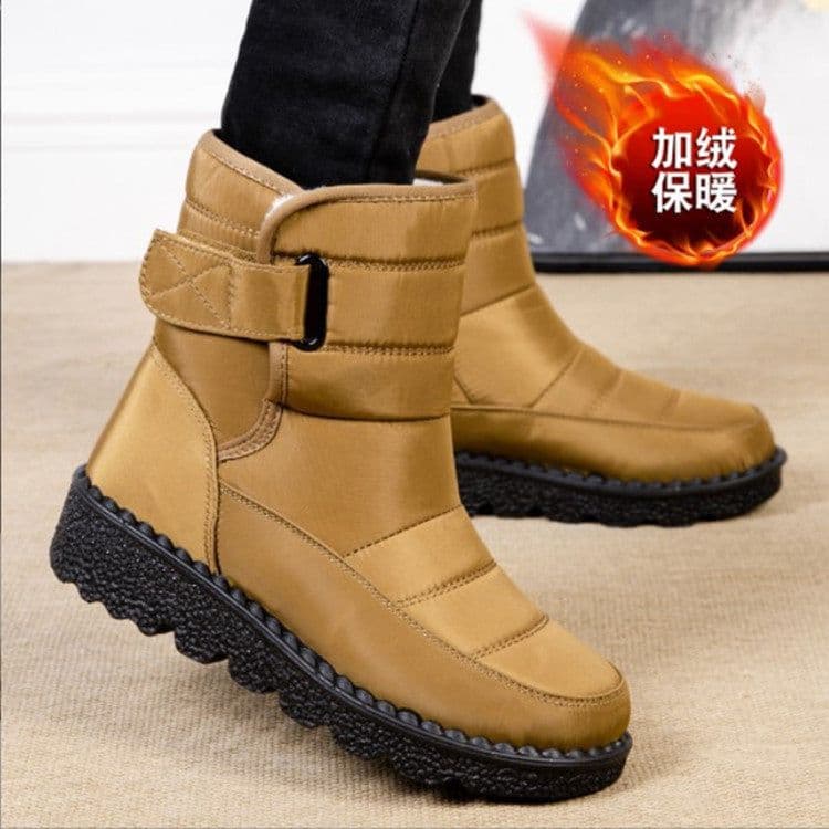 image-Saiqilong Women's Snow Boots - Waterproof High Top