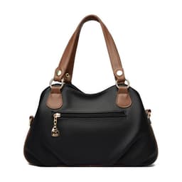 image-Cross-border women's bag 2023 new all-match middle-aged mother's bag Korean version of color contrast single shoulder Messenger bag atmospheric handbag bag