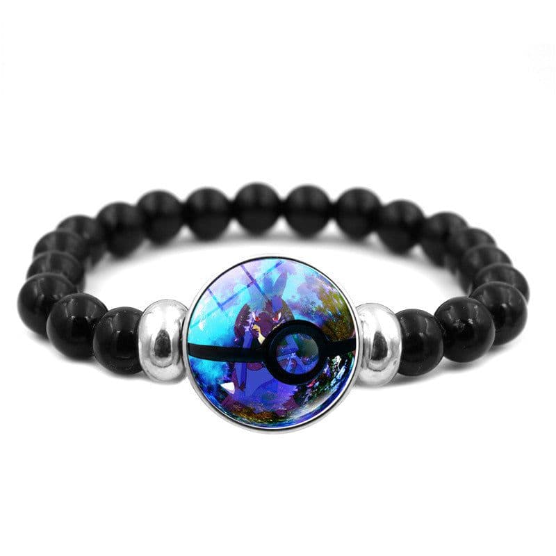 image-Bracelet Male and Female Students Creative Beaded Bracelet Two-dimensional Anime Pokémon Hand Jewelry