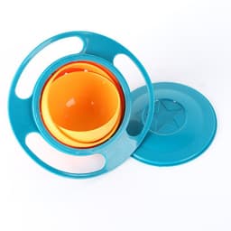 image-Flying Saucer 360-Degree Rotating Baby Bowl - Non-Spill Fun Design