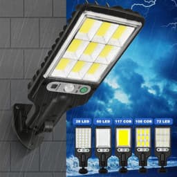 image-Wilder Solar LED Street Lamp - Remote Control