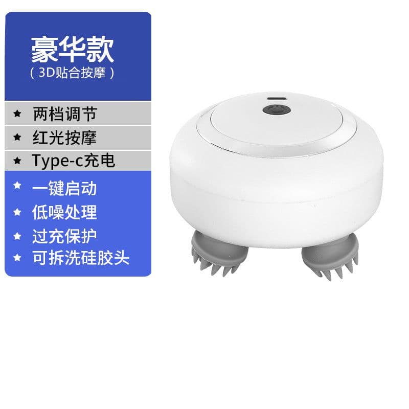 image-Cross-border Electric Head Massager Scalp Massager Household Pet Whole Body Cat Kneading Meridian Physiotherapy Apparatus