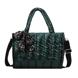image-Cotton Tote Bag Women Camouflage Chain Shoulder Strap