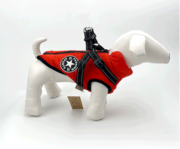 image-Waterproof Bichon Frize Cotton Dog Coat Purple Small