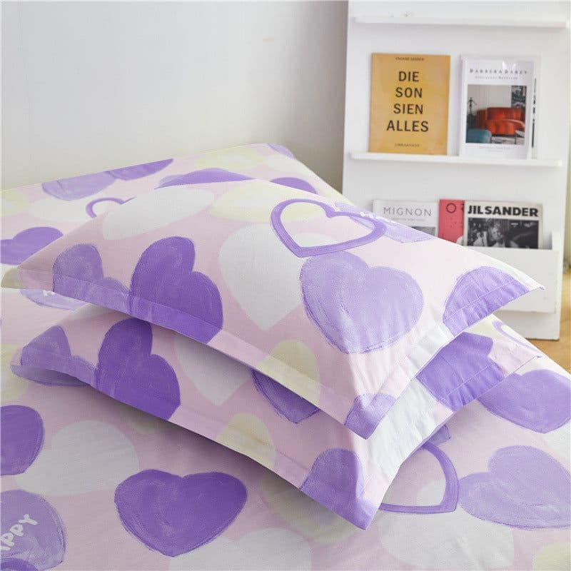 image-Spot Cotton Pillowcase - Cartoon Print Skin-Friendly