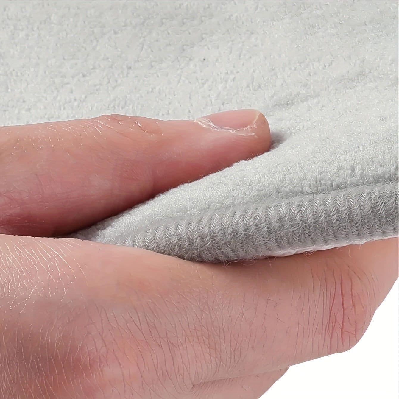 image-Memory Foam Bathroom Mat - Black 38x42cm