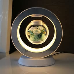 image-Rose Lovers Magnetic Levitation Flower - Blue