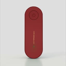 image-Mini Air Purifier - Negative Ions Red 50m3/h Wall-Mounted