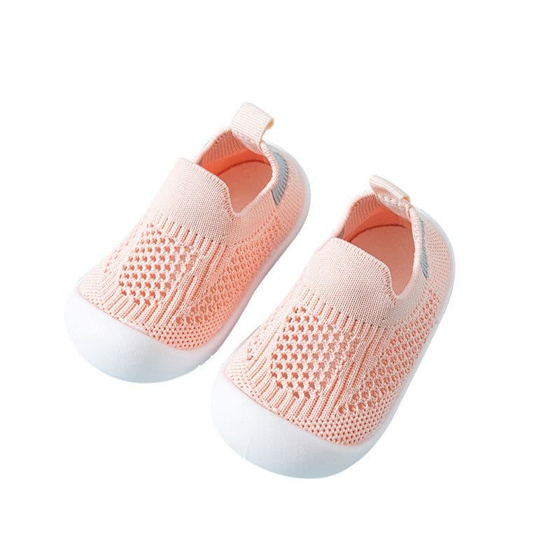 image-Children's Mesh Shoes - Black Flying Weave 12-36M