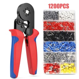 image-European Style Tubular Terminal Crimping Pliers HCS8 6 4 6 6