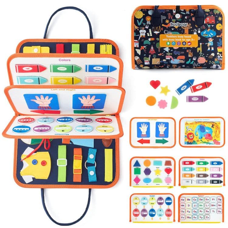 image-Run The Road Felt Learning Board - Early Education Busy Board