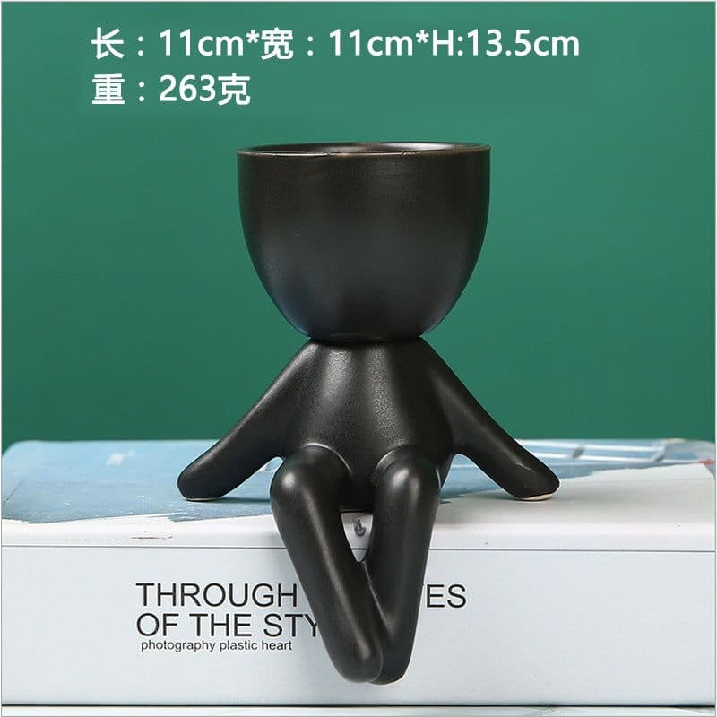 image-Sanwuxuan Nordic Ceramic Succulent Pot