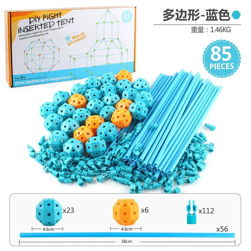 image-Cheng Ke Beaded Tent Castle DIY Building Blocks