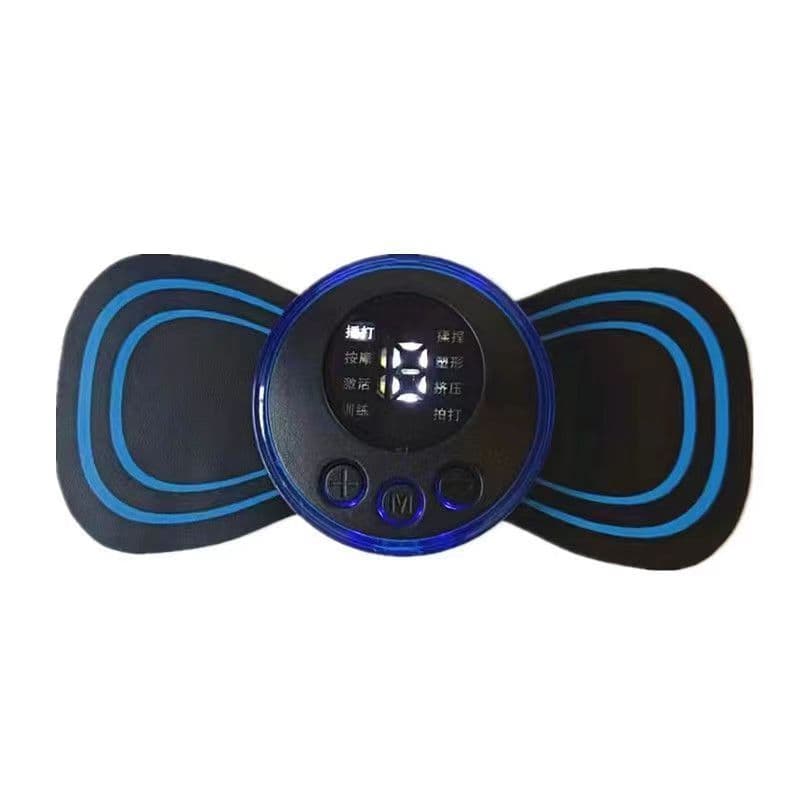 image-Portable Smart Massager - USB Rechargeable, Cervical Spine & Waist, Automatic Massage Stickers