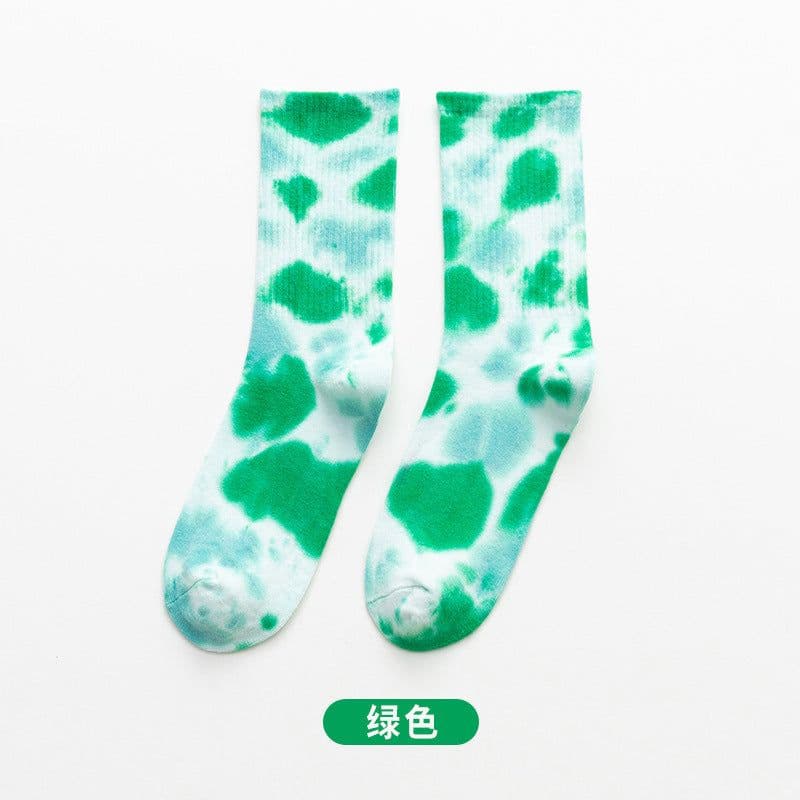image-WXW151 Mid-Tube Socks - Black Blended Unisex