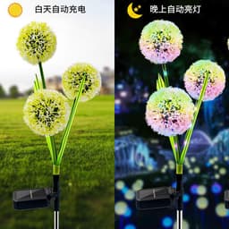 image-Solar Dandelion Garden Lamp - Outdoor Waterproof LED