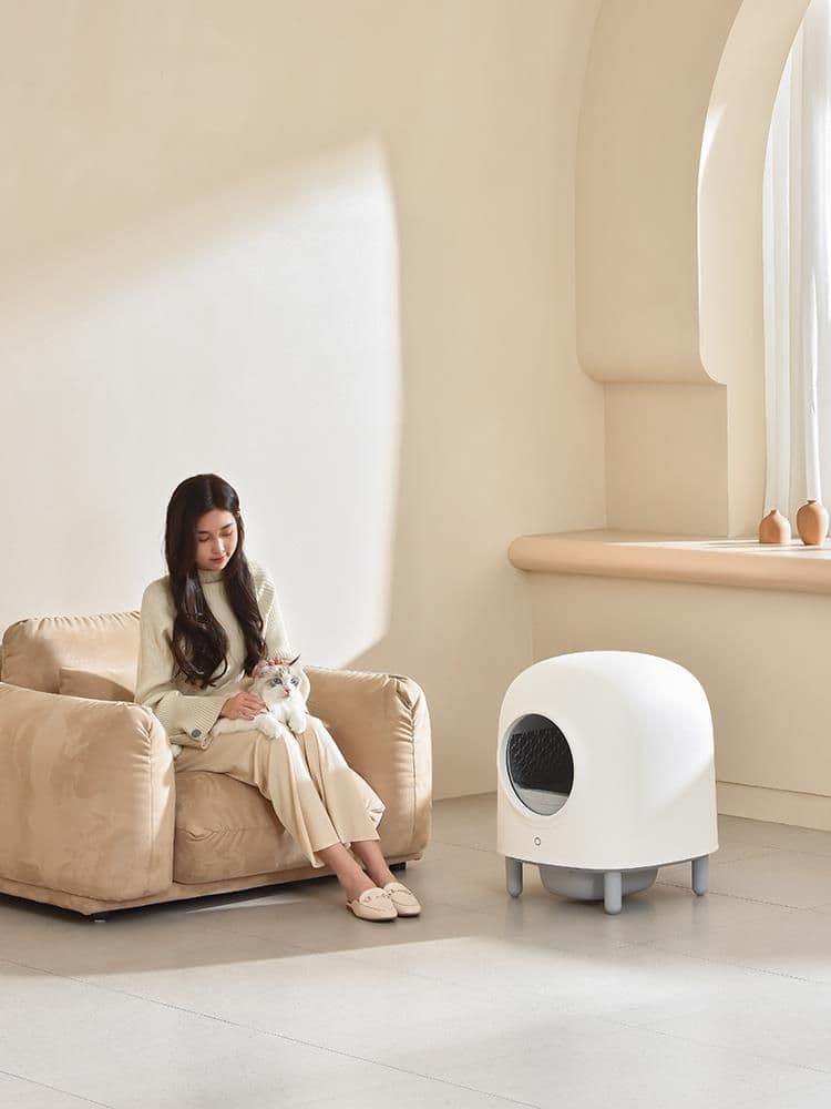 image-Pettree Smart Cat Litter Box Second Gen - Fully Enclosed Deodorant