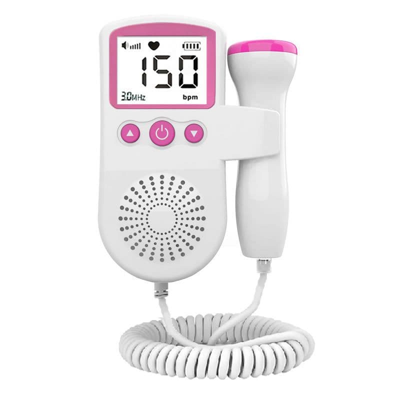 image-Fetal Doppler Heart Rate Monitor - Pregnant Women Stethoscope